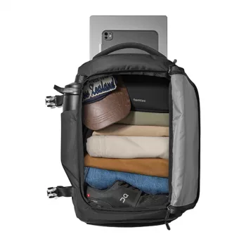 TOMTOC Navigator-T66 Liteway Mochila de Viagem 28L/15.6 (Preto)