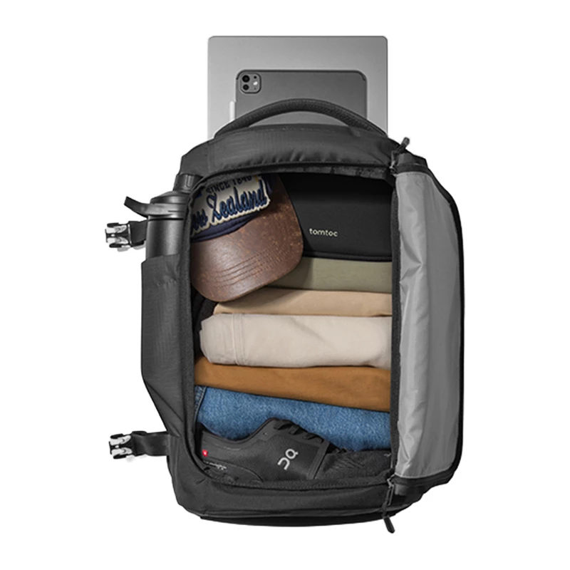 TOMTOC Navigator-T66 Liteway Mochila de Viagem 28L/15.6 (Preto)