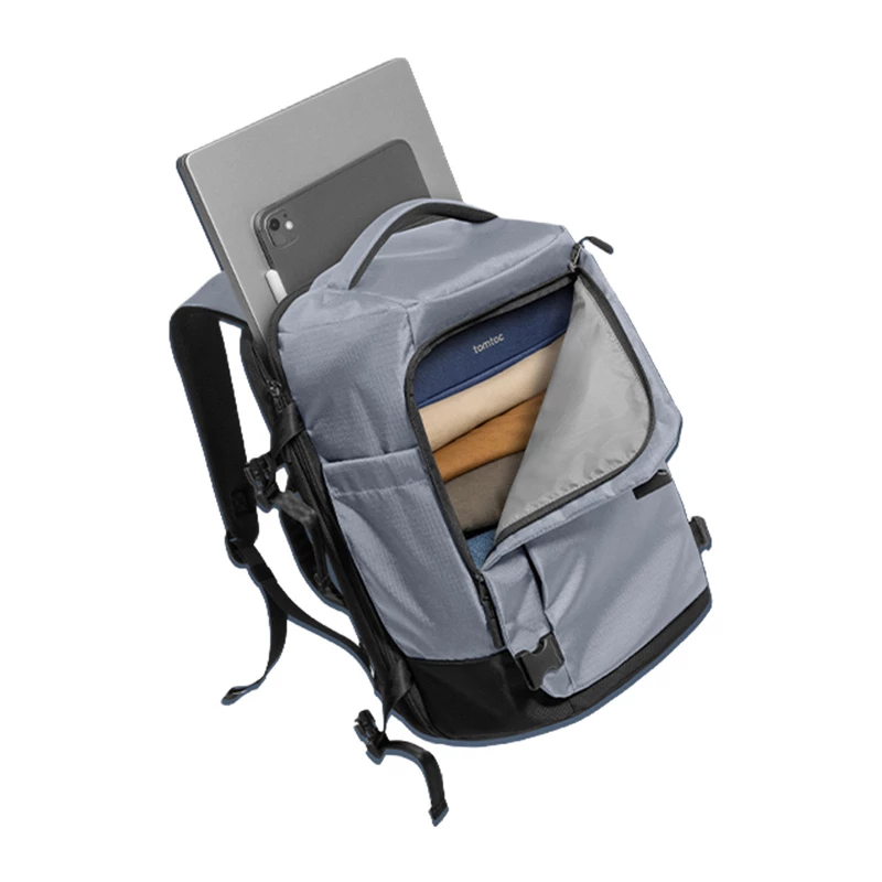 TOMTOC Navigator-T66 Liteway Mochila de Viagem 28L (Cinzento Claro)