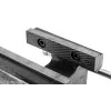 Torno de serralheiro TOPEX 100 mm, base giratória, ferro fundido cinzento