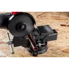 TOPEX torno de bancada orientável para serralheiro 125 mm com base rotativa 360° e bigorna