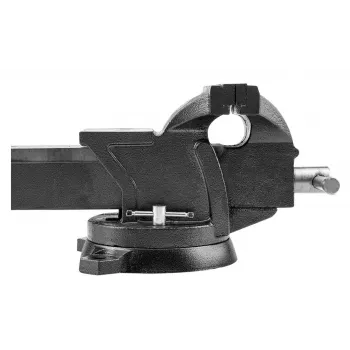 TOPEX torno de bancada orientável para serralheiro 125 mm com base rotativa 360° e bigorna