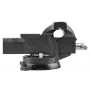 TOPEX torno de bancada orientável para serralheiro 125 mm com base rotativa 360° e bigorna