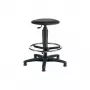 Topstar TEC 60 banco giratório com regulação contínua de altura, pele artificial Skai Counter, preto, certificado TÜV 72260 D10T