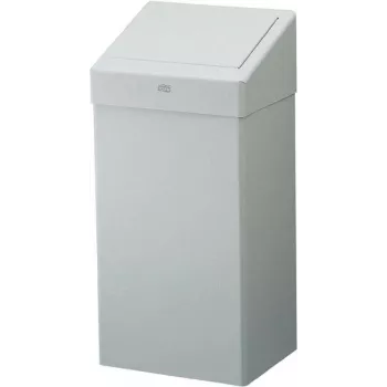 Tork 228000 Elevation Caixote do lixo retangular de aço 50 L, branco