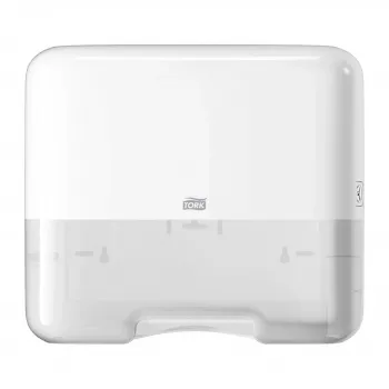 Tork H3 Dispensador de toalhas de mão dobradas Mini 553100, 300 toalhas, branco