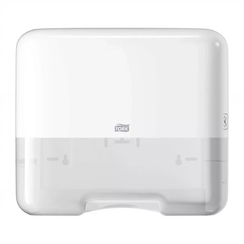 Tork H3 Mini Folded Dispensador de toalhetes de mão dobrados 553100, 300 toalhetes, branco