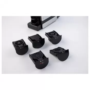 TORNADO TST-550-GS Máquina de café 7 em 1 (15 bar, espumador de leite automático, depósito de água de 1,2 l, preto/prateado)
