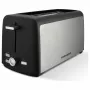 Torradeira Tornado TTA-7402-GS – torradeira pop-up de 2 fatias 1400W com 7 níveis de tostagem, preto/prateado