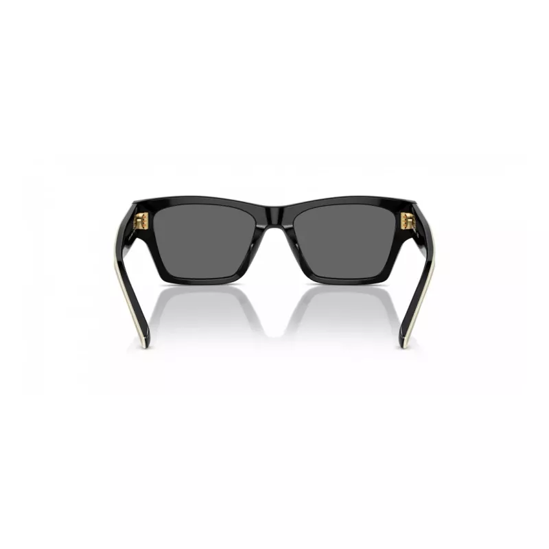 Tory Burch TY7207U200487 Óculos de sol de mulher em forma de olho de gato - Armação castanha transparente, lentes castanhas degradê, 53 mm