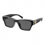 Tory Burch TY7207U200487 Óculos de sol de mulher em forma de olho de gato - Armação castanha transparente, lentes castanhas degradê, 53 mm