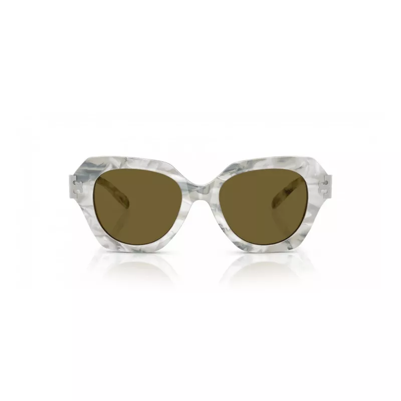 Tory Burch TY7215U 318473 óculos de sol de mulher - Dark Havana, castanho degradê, 51mm