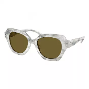 Tory Burch TY7215U 318473 óculos de sol de mulher - Dark Havana, castanho degradê, 51mm