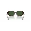 Tory Burch Óculos de sol mulher TY7214U172871 - forma quadrada/borboleta, lentes degradê castanhas, 53/19/140 mm
