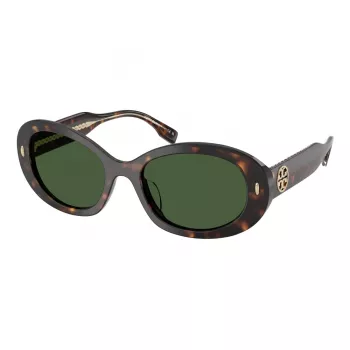 Tory Burch Óculos de sol mulher TY7214U172871 - forma quadrada/borboleta, lentes degradê castanhas, 53/19/140 mm