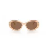Óculos de sol de mulher Tory Burch TY7214U318173 tartaruga acetato castanho degradê 53mm