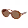 Tory Burch Óculos de sol de mulher TY7210U Havana Castanho Degradê 52mm
