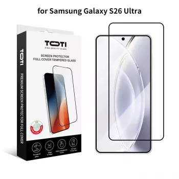 TOTI PREMIUM Película de Vidro Temperado 2.5D Full Cover para Samsung Galaxy S26 Ultra