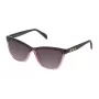 TOUS mulher STOA23-560G49 óculos de sol borboleta, armação Havana, lentes degradê castanhas, 56mm
