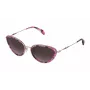 Óculos de sol TOUS STO387-550GED para mulher Havana castanho acetato retangular degradê