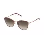Óculos de sol TOUS mulher STO459-5708FC borboleta/cat-eye Havana castanho armação de acetato lentes degradê castanhas UV400