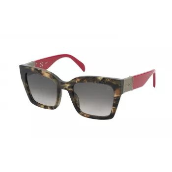 Óculos de sol TOUS mulher STOB47-530XAP Havana acetato castanho degradê 53mm