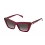 Óculos de sol de mulher TOUS STOB82S540AFD castanho Havana armação em acetato lentes castanhas degradê 54/15/135 mm