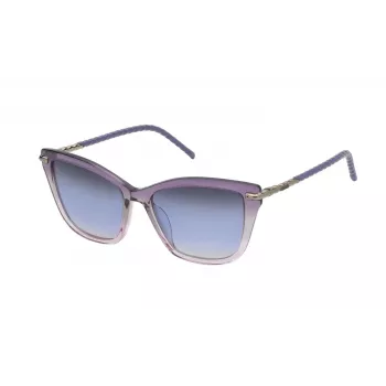 Óculos de sol TOUS mulher STOB87-540ABT - Havana acetato cat-eye com lentes degradê castanhas 54mm