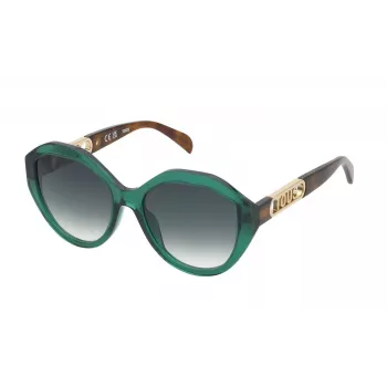 Óculos de sol de mulher TOUS STOB90-550G61 Havana castanho degradê retangulares 55 mm