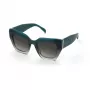 Óculos de sol de mulher TOUS STOC37-510D77 Havana castanho acetato armação retangular com lentes degradê castanhas 51/21/140 mm