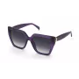Óculos de sol de mulher TOUS STOC40-5606LA Havana castanho degradê quadrados 56 mm