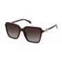 Óculos de sol de mulher TOUS STOC74-5609FH Havana acetato castanho degradê 56 mm