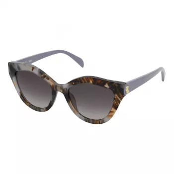 Óculos de sol TOUS mulher STOC18-530AM5 Havana acetato lentes castanhas 53/19/140 mm