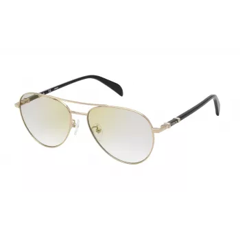 Óculos de sol TOUS mulher STO43756300G - armação de acetato Havana, lentes degradê cinzentas, proteção UV400