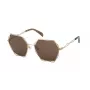 TOUS Óculos de sol de mulher STO445-57300K castanho Havana geométricos aro completo