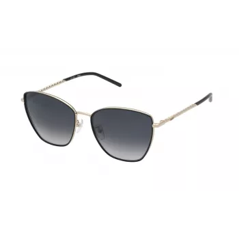 TOUS Óculos de Sol de Senhora STO459-570300 Retangulares Acetato Preto Armação Lentes Cinzentas 57/17/140 mm UV400