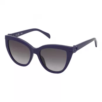 Óculos de sol de mulher TOUS STOC21-530T81 Havana acetato armação quadrada lente degradê castanha 53/18/140 mm