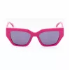 TOUS Óculos de sol para mulher STOC24-5309M3 preto acetato quadrado degradê lente cinzenta 53mm