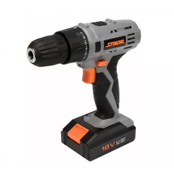 Berbequim com percussão TOYA Sthor 78983, 780 W, bucha de coroa dentada 13 mm, 0-3000 rpm, função martelo, Softgrip, com punho auxiliar e limitador de profundidade