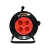 TOYA VOREL 82682 extensão elétrica 4 tomadas 30m H05VV-F 3G1.5 com proteção térmica