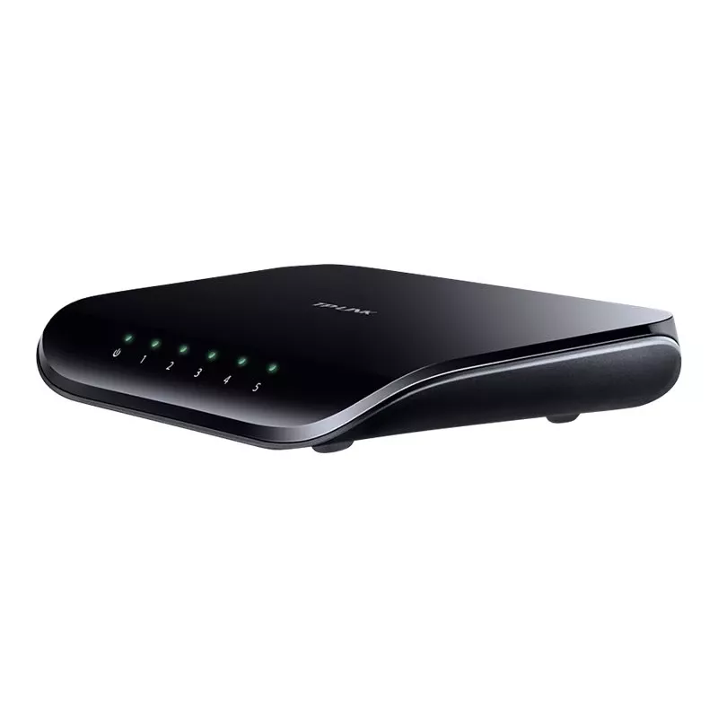 Switch de secretária TP-LINK de 5 portas Gigabit - não gerido - Gigabit Ethernet (10/100/1000) - Full Duplex