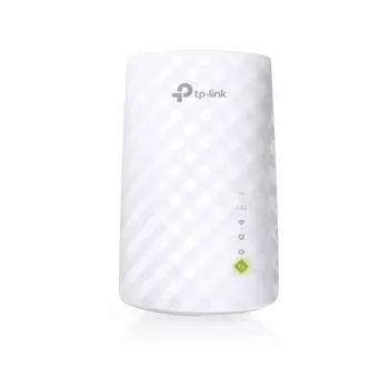 Repetidor Wi-Fi TP-Link AC750 RE200 - amplificador de sinal de tomada dual band, 1 porta Ethernet, WPS, modo ponto de acesso