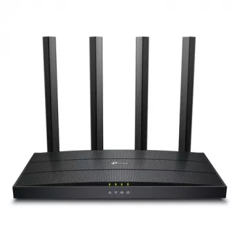 Router wireless gigabit dual-band Wi-Fi 6 TP-Link Archer AX18 (AX1800, 4x Gigabit LAN, preto)