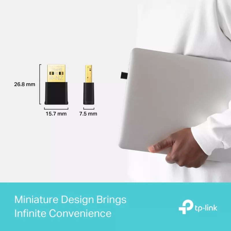 Adaptador USB TP-LINK Archer TX1800U Nano AX1800 Dual Band Wi-Fi 6, 1.8 Gbps