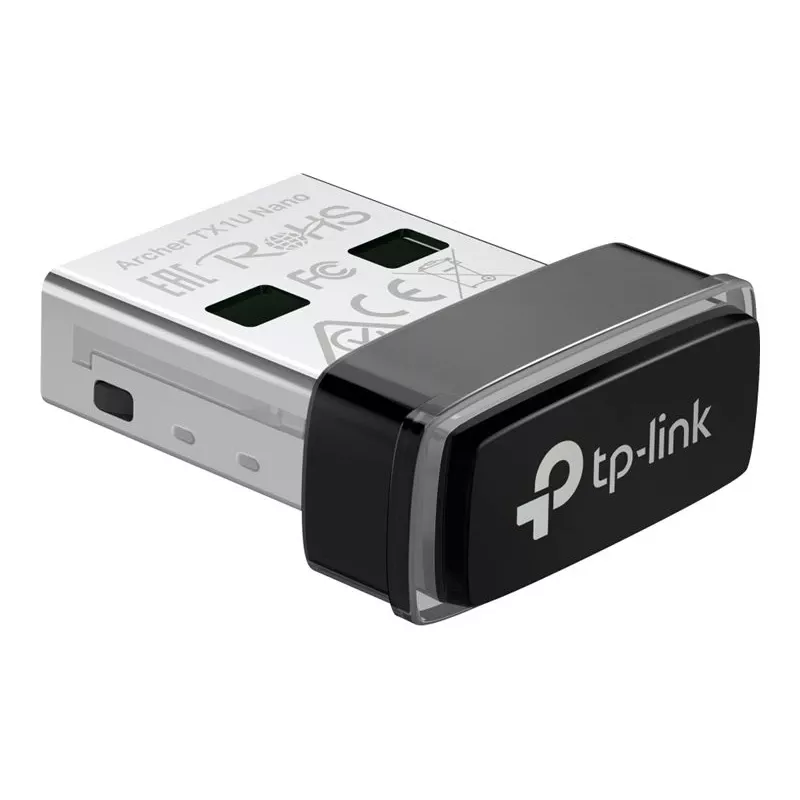 TP-Link Archer TX1U Nano AX300 Adaptador USB Wi-Fi 6 com Antenas Internas, USB 2.0