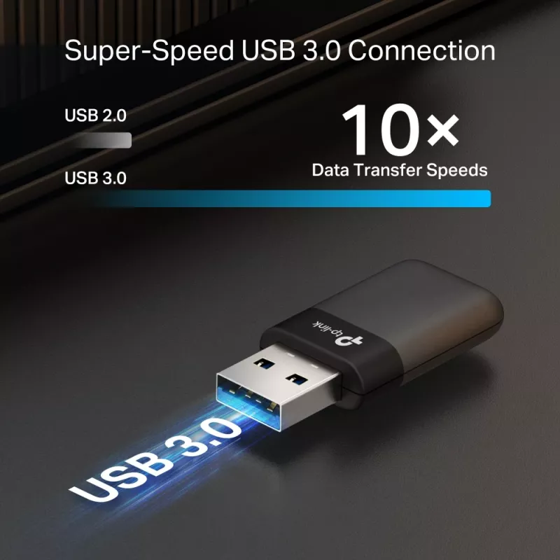 Adaptador USB wireless TP-LINK Archer TX50U AX3000 Dual Band Wi-Fi 6