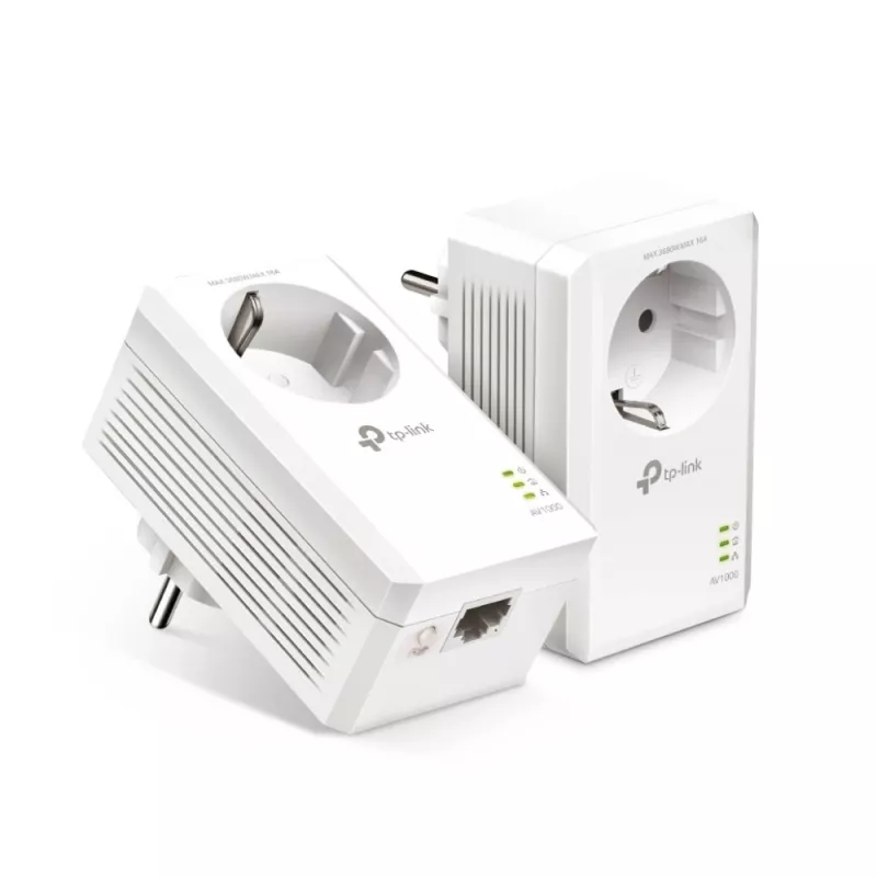 Kit inicial Powerline TP-Link AV1000 Gigabit Passthrough (TL-PA7017PKIT)