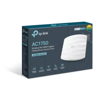 Ponto de acesso de montagem no teto TP-Link EAP245 AC1750 Wireless Dualband Gigabit, PoE, branco