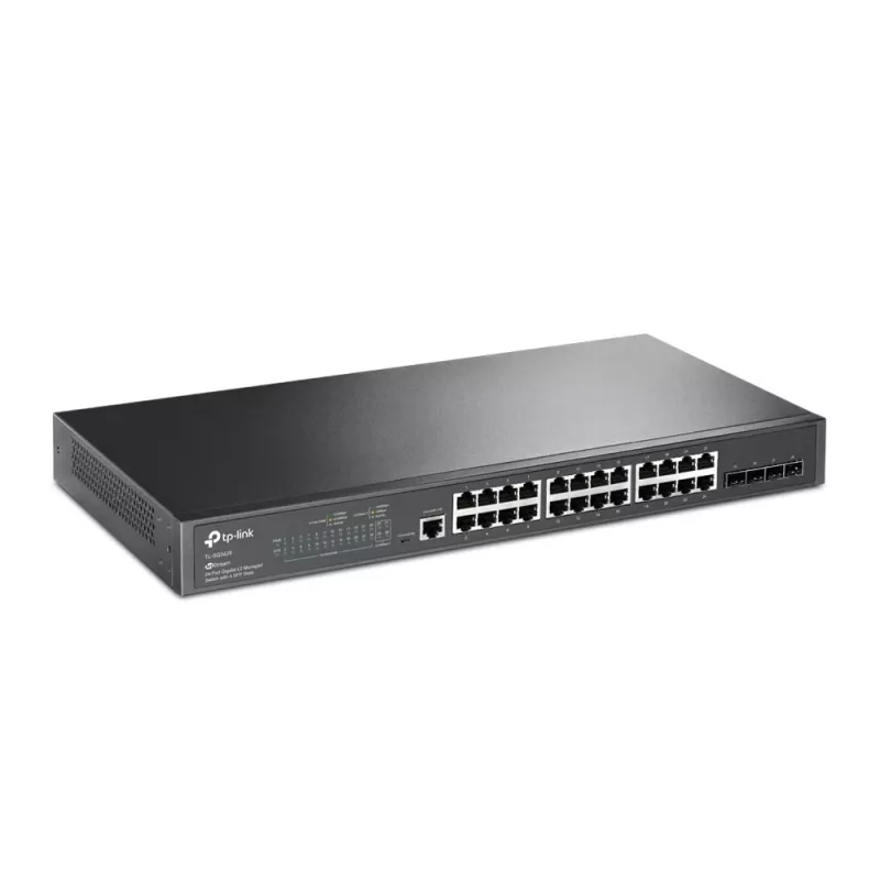 TP-Link JetStream Switch gerido L2 Gigabit de 24 portas com 4 slots SFP