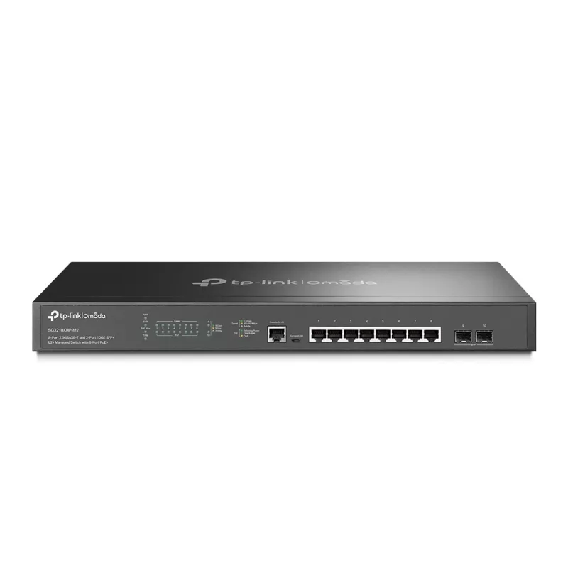 TP-Link Omada SG3210XHP-M2 switch gerido 8 portas 2,5G PoE+ com 2x 10G SFP+ SG3210XHP-M2(UN)